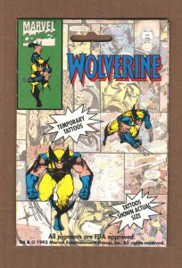 Wolverine 1993 Temporary Tattoos Sealed Brand New Jim Lee