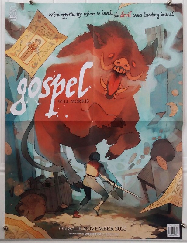 Gospel | Hell To Pay Image 2022 Two Sided Folded Promo Poster 18x24 New [FP427]