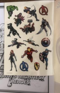 Avengers coloring & activity book w/ tattoos, 2018