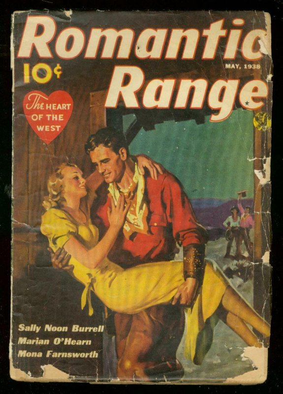 ROMANTIC RANGE MAY 1938-BURRELL-FARNSWORTH-O'HEARN-PULP G