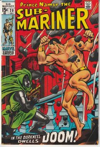 Sub Mariner(vol. 1)# 20  Namor vs Doctor Doom !