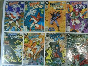 Hawk and Dove (2nd, 3rd + 4th Series) 16 Different 8.0 VF (1988, 1989, 1997)