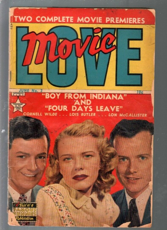 Movie Love #3 1950-Famous Funnies-Cornell Wilde-G