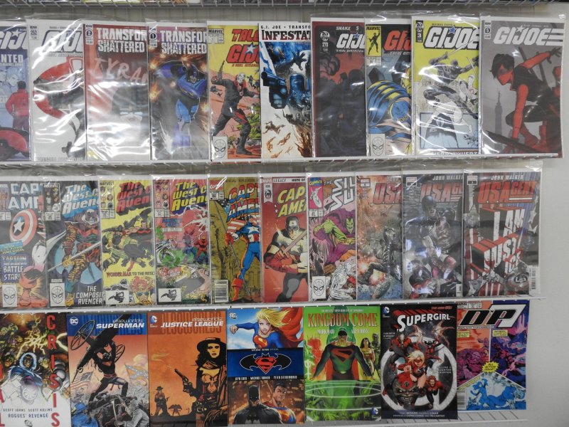 Huge Lot 110+ Comics and TPBs W/ Transformers, Captain America, +More! Avg VF- !