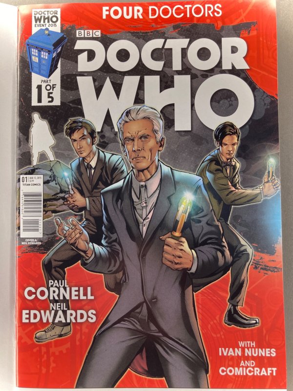 Doctor Who Event 2015: Four Doctors #1 Blank Sketch Cover (2015)