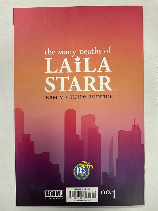 The Many Deaths of Laila Starr #1 KRS Comics Cover (2021)