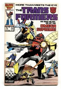 Transformers #19-1986-1st appearance of OMEGA SUPREME-comic book