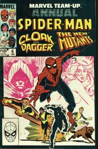 Marvel team Up Annual #6 - FINE - Spidey, New Mutants, Cloak & Dagger