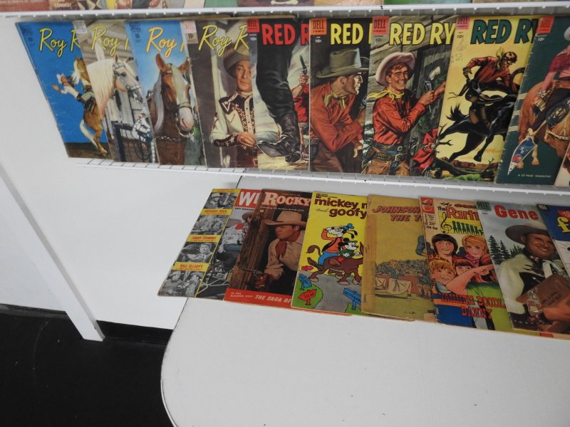 Huge Lot 140+ Golden/ Silver Age Comics W/ Western,  Drama, Funny Animal+ Avg Gd