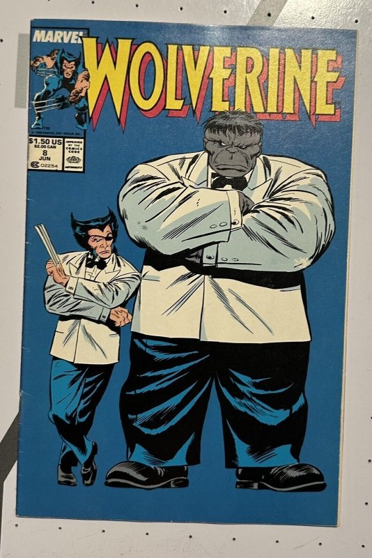 Wolverine #8 Gray Hulk Classic Cover Marvel Comics 1989 Patch/Mr Fixit
