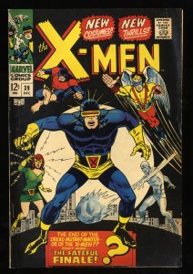 X-Men #39 VG+ 4.5 Origin of Cyclops!  New Costumes!