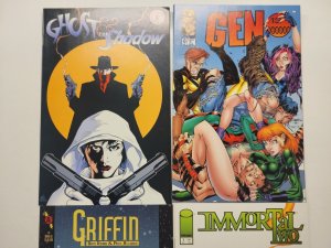 4 Image Comics #1 Immortal Two  #0 Gen 3 #1 Griffin #Ghost The Shadow 50 TJ10