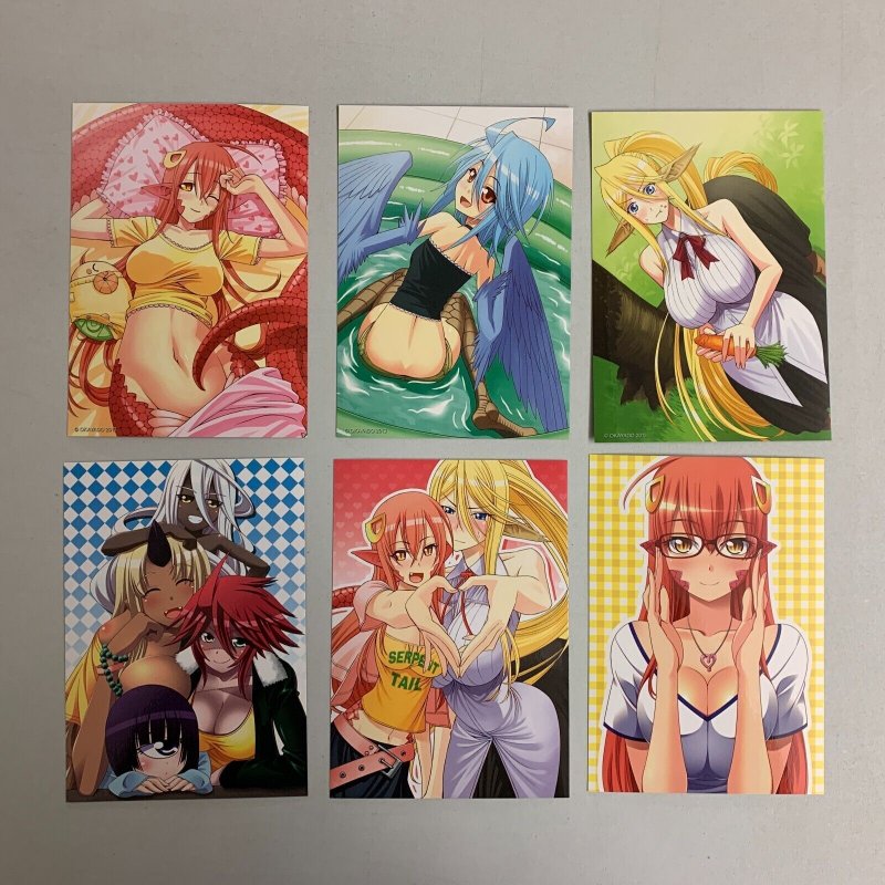 Monster Musume I Heart Monster Girls Vol.1-4 Complete Set + Cards English  