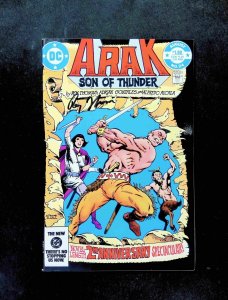 Arak Son of Thunder #24  DC Comics 1983 VF+  Signed By Roy Thomas