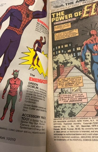 The Amazing Spider-Man #187 Regular Edition (1978captain America electro)