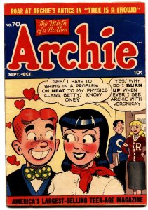 Archie #70 1954 Betty and Veronica Jughead Golden-Age FN