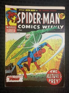 1974 April 20 SPIDER-MAN COMICS WEEKLY #62 VG/FN 5.0 John Romita / Vulture