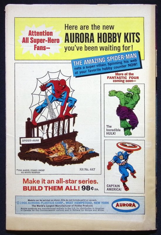 Tales To Astonish #88 Sub-Mariner and the Hulk!