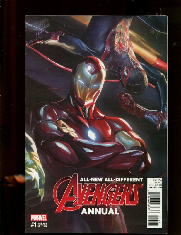 ALL NEW ALL DIFFERENT AVENGERS ANNUAL #1 (9.2) ALEX ROSS VARIANT COVER! 2016~