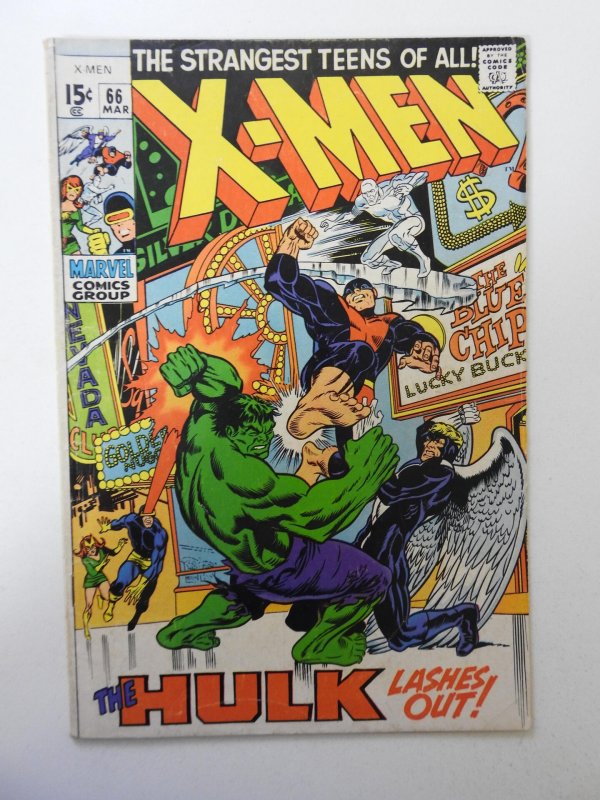 The X-Men #66 (1970) VG- Condition! Moisture stain