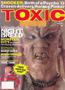Toxic Horror #3 FN ; Starlog | Night Breed Freddy Krueger