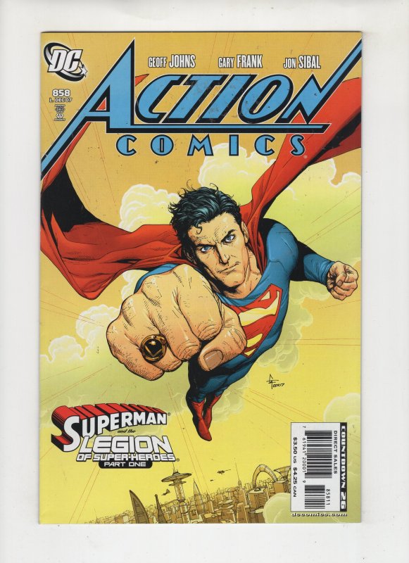 Action Comics #858 Legion of Super-Heroes Appearance