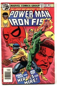 Power Man and Iron Fist #54 1978 comic book First HEROES FOR HIRE