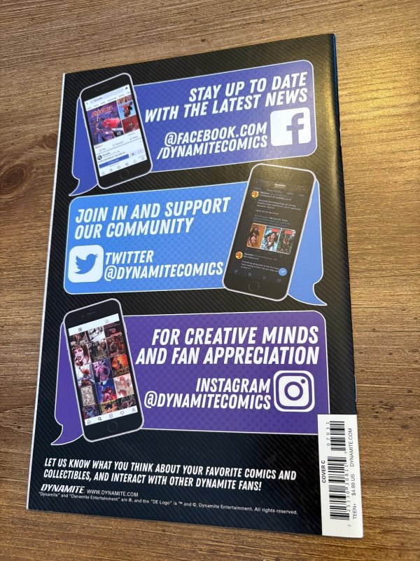 Red Sonja Black White & Red # 7 NM Dynamite Variant Comic Book 10 J366