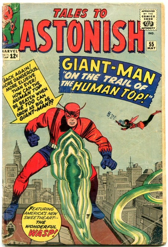 TALES TO ASTONISH #55-1964-GIANT-MAN-MARVEL SILVER-AGE--reading copy