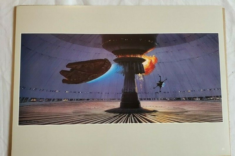 Star Wars Return of the Jedi Portfolio Ralph McQuarrie 1983 20 Plates 11X15 NM
