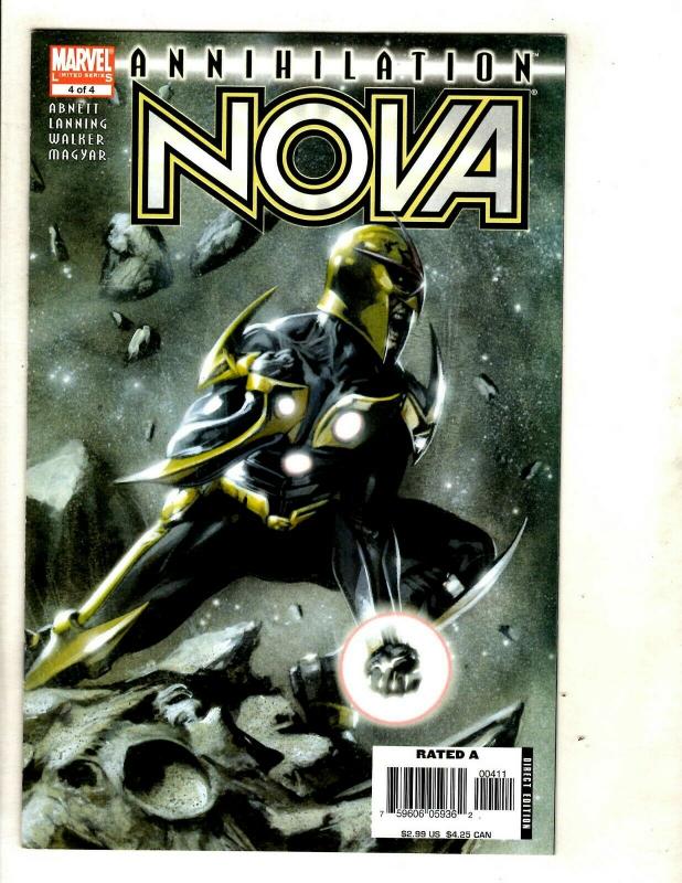 Lot Of 8 NOVA Marvel Comic Books # 1 2 3 4 (Annihilation Mini) + # 4 5 6 7 SM8