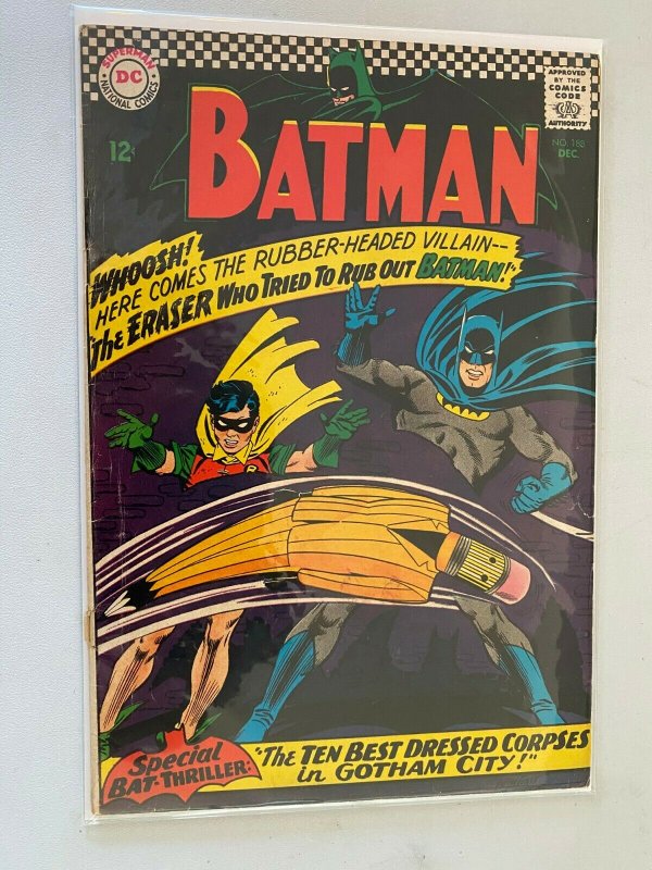 Batman #188 3.0 GD VG cover detached at one staple (1967)