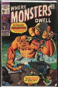 Where Monsters Dwell #10 (1971) Gigantus