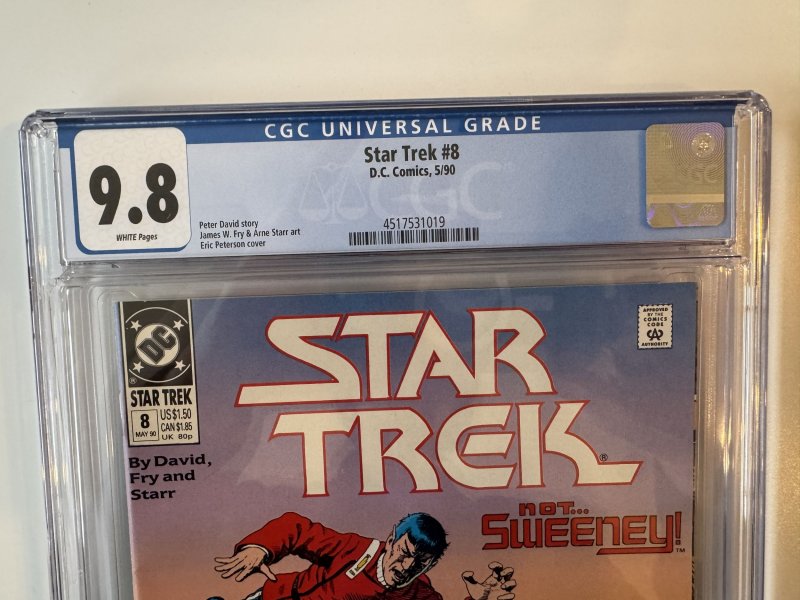 Star Trek #8 CGC 9.8 (1990)