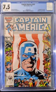 Captain America #323 (1986) CGC 7.5