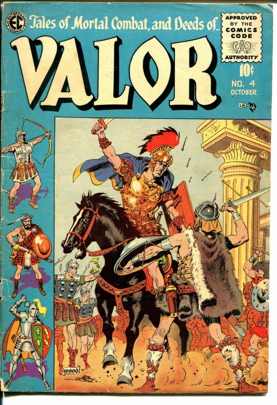 Valor #4 1955-EC-Wally Wood-Reed Crandall-Joe Orlando-VG