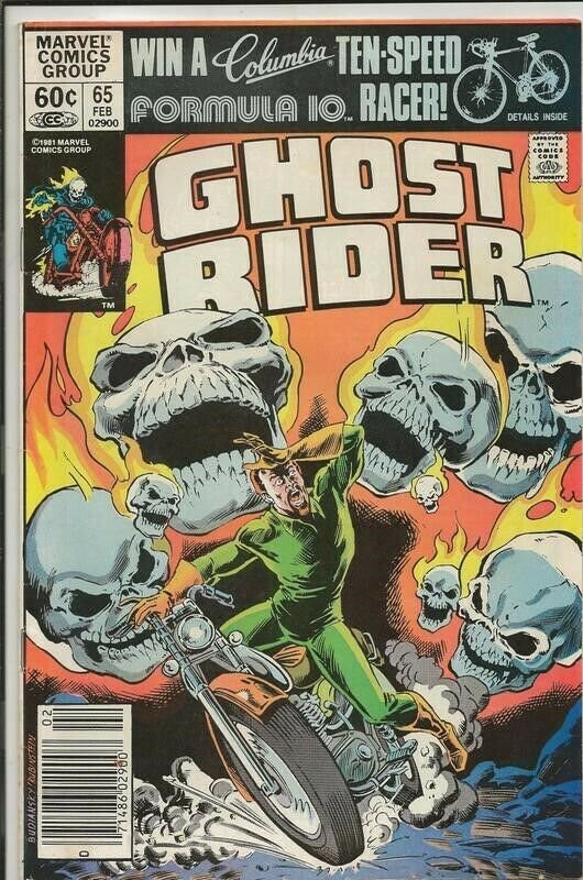 Ghost Rider #65 VINTAGE 1982 Marvel Comics 