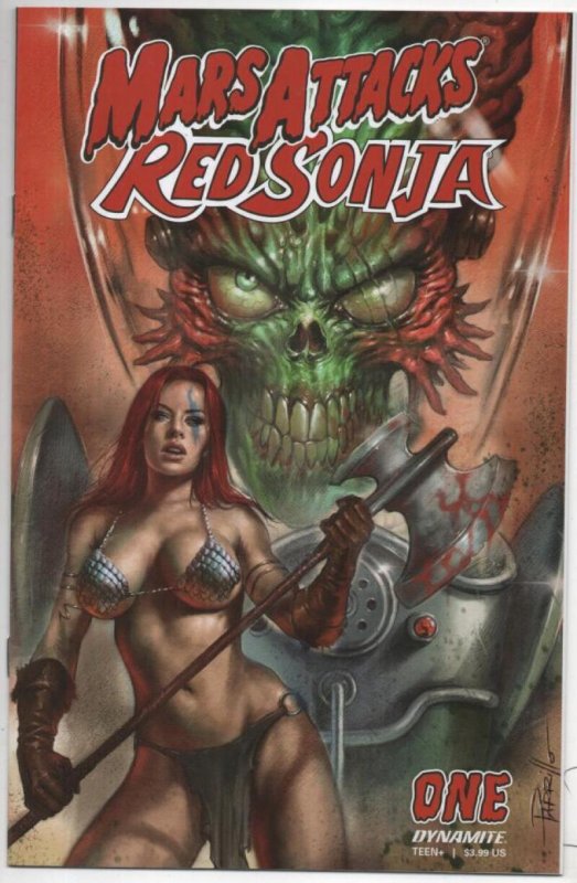 MARS ATTACKS  RED SONJA #1 A, NM-, Parrillo Aliens, Horror, 2020 more MA in stor 