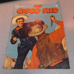 CISCO KID #8 DELL 1952 PANCHO DIABLO POCO PAINTED COVER golden age westen comics