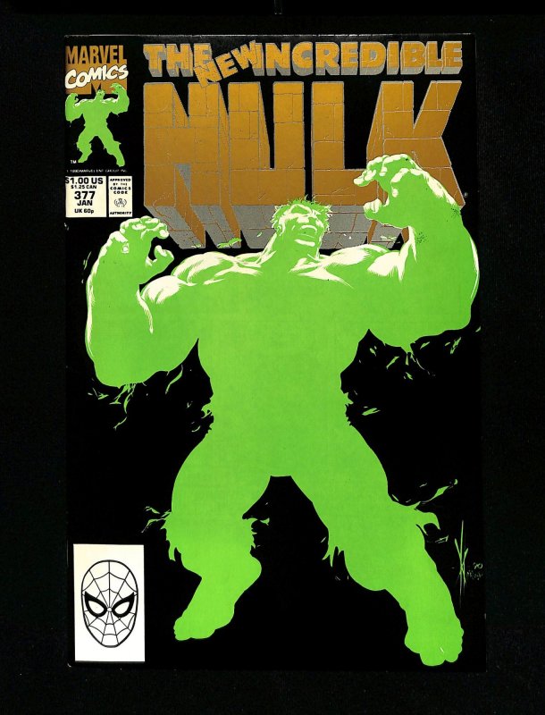 Incredible Hulk (1962) #377 Gold and Black Variant 1st Appearance Professor H...