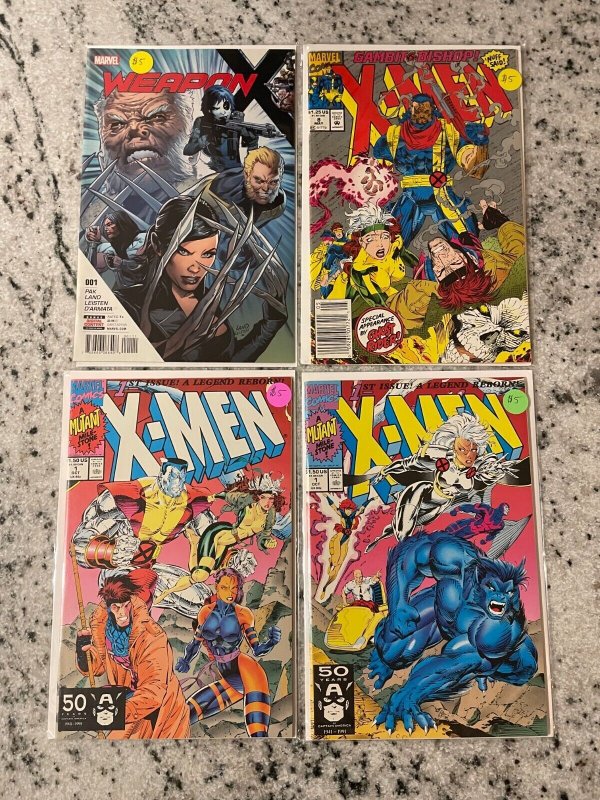 4 Marvel Comics X-Men # 1 1 8 + Weapon X # 1 NM 1st Prints Wolverine 57 J801 