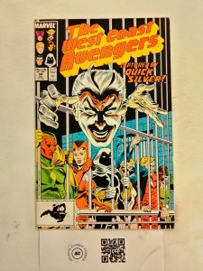 The West Coast Avengers #34 VF-NM Marvel Comic Book 26 TJ83