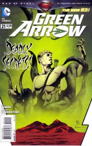 Green Arrow #21 The New 52! DC Comics August Aug 2013 (VFNM or Better)