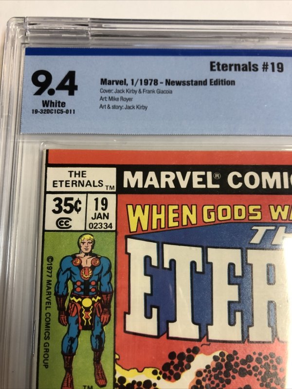 Eternals (1977) # 19 (CBCS 9.4) Movie MCU+