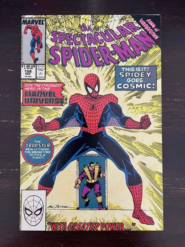 Spectacular Spider-Man #158 Marvel 1989 VF/NM 9.0