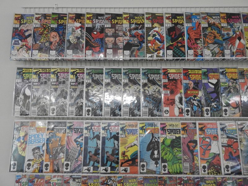 Complete Set Web of Spider-Man #1-129 Plus All Annuals!!! Avg. VF Condition!