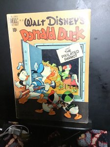 Four Color #282 (1950) Carl Barks Pixelated Parrot masterpiece! Mid grade FN Wow
