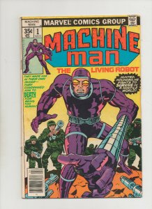 Machine Man #1 - The Living Robot - (Grade 5.5) 1978