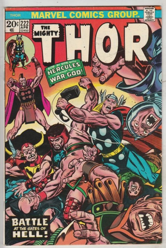 Thor, the Mighty #222 (Apr-74) VF/NM High-Grade Thor