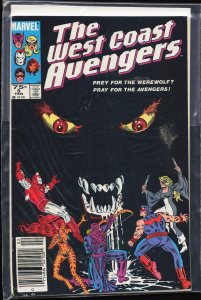 West Coast Avengers #5 Newsstand Edition (1986) West Coast Avengers / Avenger...